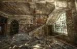Packard factory lobby circa 2014 packard plant entry detroit 2014