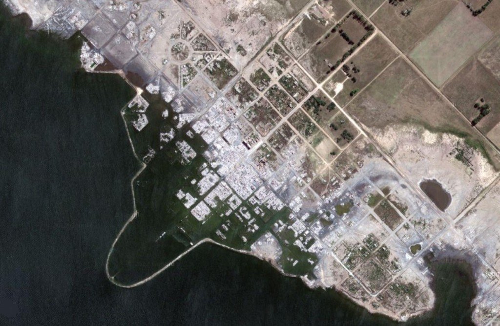 Villa Epecuén satellite view