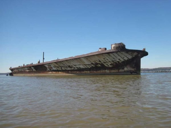 The S.S. Accomac abandoned in Mallows Bay The S.S. Accomac abandoned in Mallows Bay