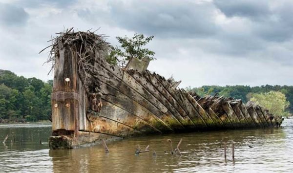 Mallows Bay abandoned ship