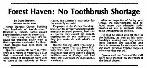 April 1976 Forest Haven article