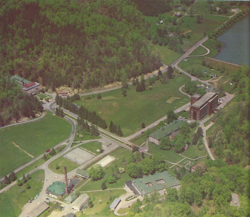 Aerial photo of Pressmens's Home circa 1960's