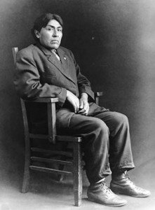 Ishi. (photo courtesy Phoebe A. Hearst Museum of anthropology)