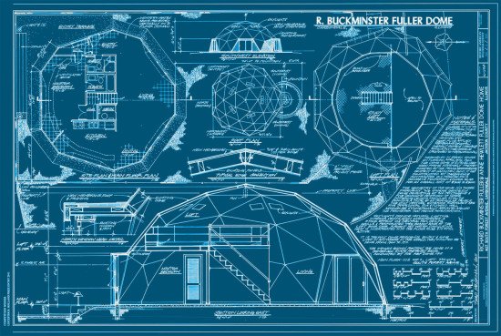 Buckminster-Fuller-dome-home-blueprints