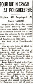 four die in crash at Hudson River State Hospital article
