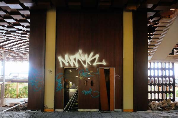 elevators of the former Penthouse Adriatic Club Haludovo Palace Hotel elevators of the former Penthouse Adriatic Club Haludovo Palace Hotel