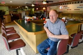 Jon LaRock manages the Lake George Howard Johnson's location, the chain's last restaurant.