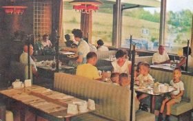 howard johnson 1960s restaurant dining postcard johnsons coast americana sometimes interesting turnpike source