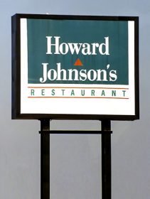 FAI era HoJo sign FAI-era Howard Johnson's sign