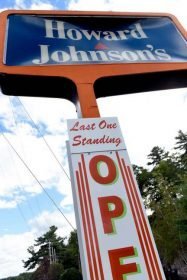 The Last Howard Johnson's restaurant standing, in Lake George, NY