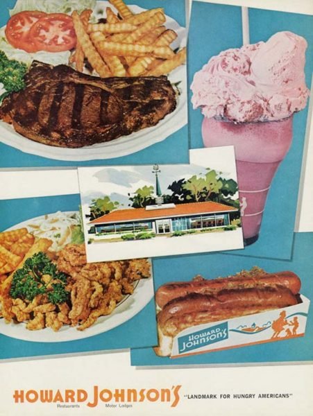 Howard Johnson's, "Landmark for Hungry Americans" ad