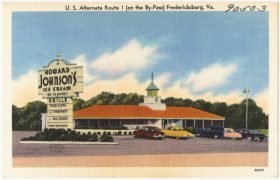 early Howard Johnson's restaurant 1930s 1940s An early Howard Johnson's restaurant