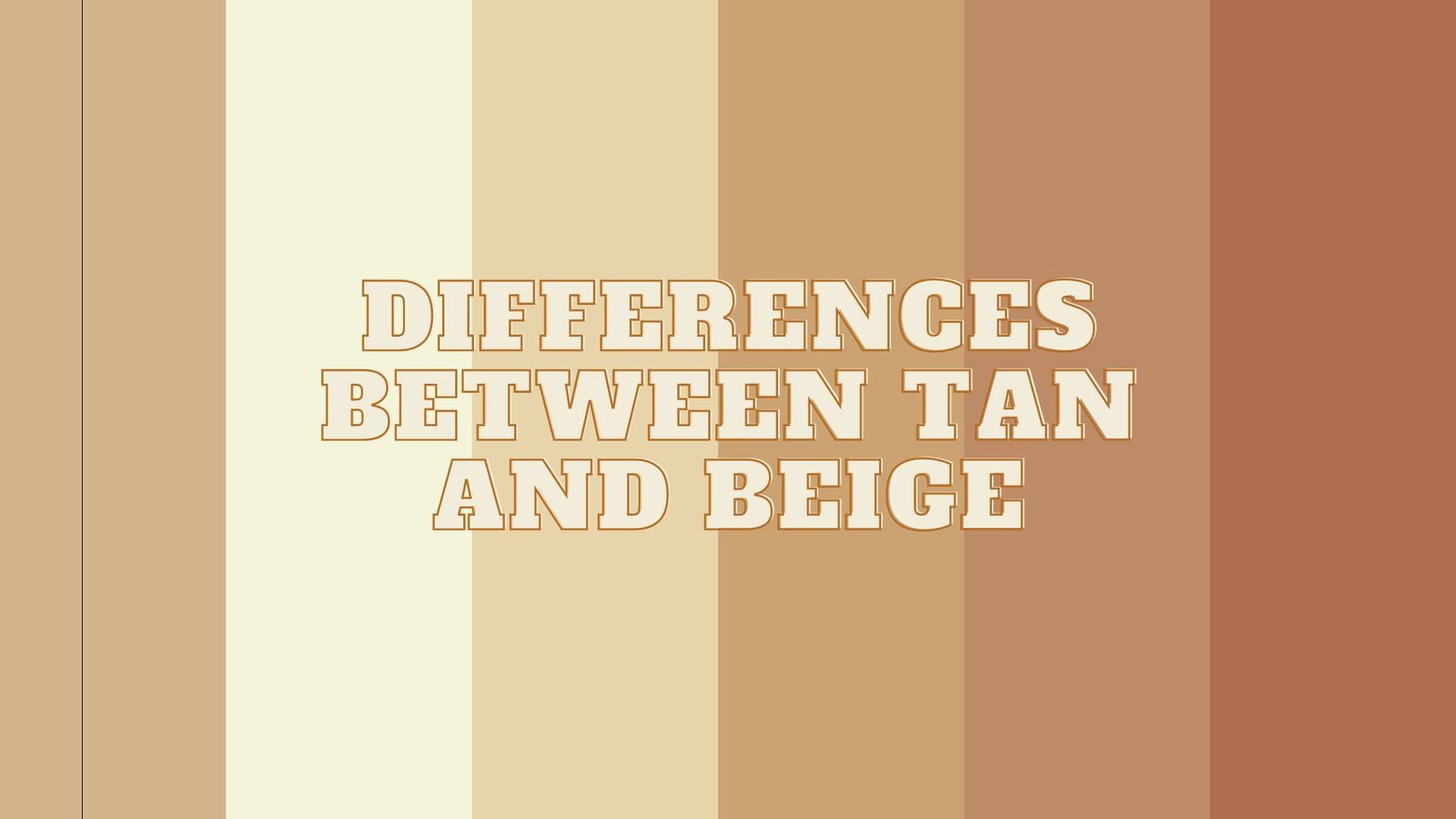 Differences Between Tan And Beige Sometimes Interesting