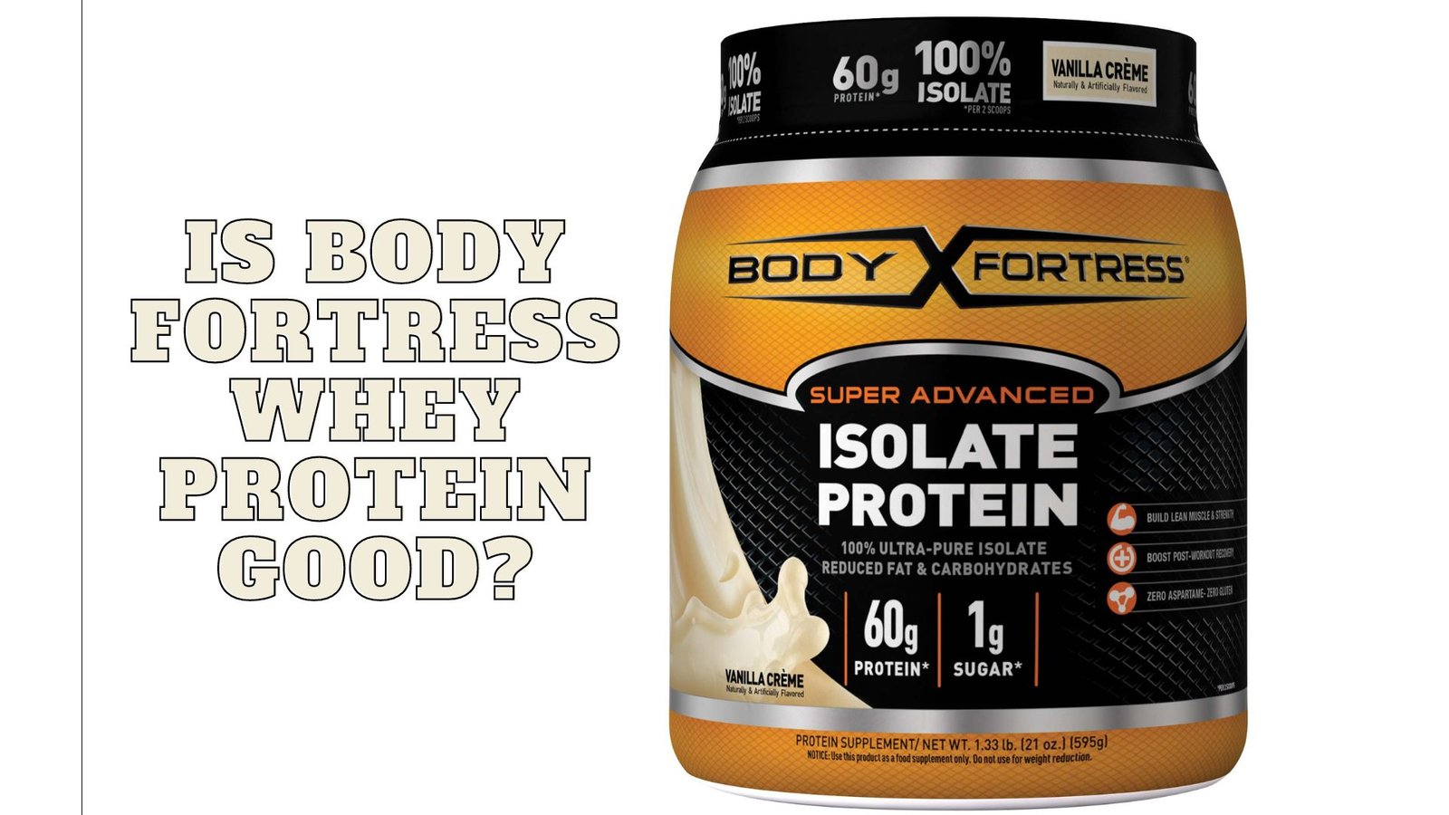 Is Body Fortress Whey Protein Good Sometimes Interesting